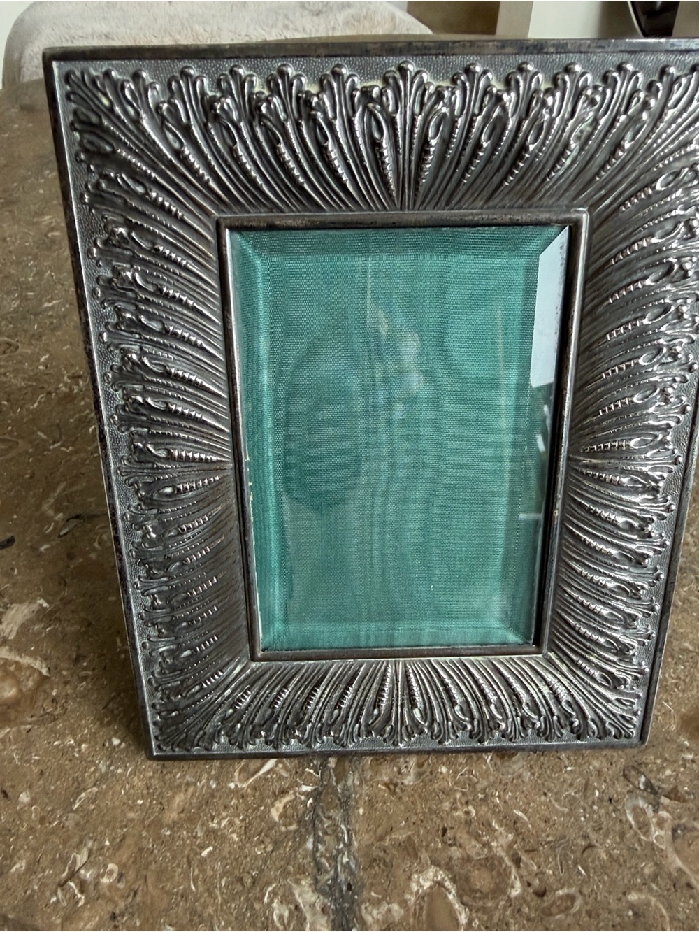 BUCCELLATI Medium Silver Rouche Linenfold Picture Frame - Picture 7 of 10